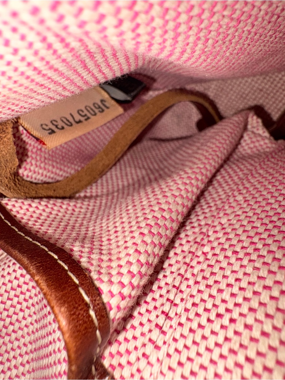 Dooney & Bourke Vintage Olive Monogram Satchel Pink Interior Push Lock Dust Bag - Picture 7 of 16